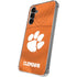 Clemson University Orange Jersey Galaxy S24 Plus Clear Case